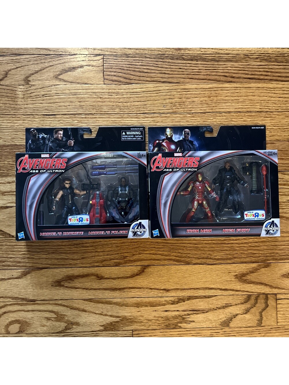 MARVEL AVENGERS AGE of ULTRON HAWKEYE & FALCON And IRON MAN & NICK FURY Lot Of 2